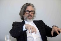 Amerikanische Schriftsteller Michael Chabon im Interview über seinen neuen Roman "Moonglow" im Verlag Kiepenheuer & Witsch Köln (© Thomas Brill)