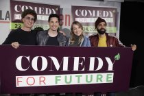 „Comedy for Future“ mit Atze Schröder, Alain Frei, Jacqueline Feldmann und Benaissa Lamroubal gastiert am am 22. April 2020 in der LANXESS-Arena Köln (© Thomas Brill)