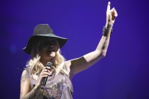 Deutsche Popsängerin Sarah Connor gastierte auf ihrer "Herz Kraft Werke"-Tour in der Lanxess-Arena Köln (&copy; Thomas Brill)