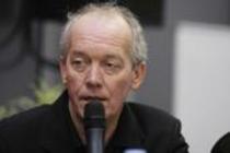 Belgische Filmregisseure Luc  und  Jean-Pierre Dardenne  sind die Träger des Filmpreis Köln 2008 bei der Cologne Conference 2008 im Atrium, Im MediaPark 4 Köln (&copy; Thomas Brill)