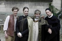 Dreharbeiten zu dem Märchen der Brüder Grimm "Das Wasser des Lebens" mit den Darstellern Ingolf Lück und Gil Ofarim im Schloss Hülchrath Grevenbroich (© Thomas Brill)