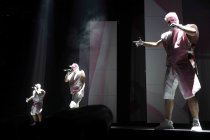 Deutsche Hip-Hop-Formation Deichkind gastiert auf ihrer "Wer sagt denn das?"-Tour in der Lanxess-Arena Köln (© Thomas Brill)