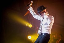Deutscher Hip-Hop-, Reggae- und Funk-Musiker Jan Delay gastiert auf seiner "Hammer und Michel"-Tour im Palladium Köln (© Thomas Brill)