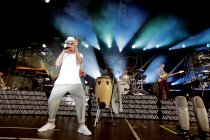 Deutscher Hip-Hop-, Reggae- und Funk-Musiker Jan Delay gastiert auf seiner "Best Of 25 Years"-Die Tour!! Open Air am Tanzbrunnen Köln (© Thomas Brill)