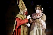 Divertissementchen "Napoleon en Kölle“, dem Gastspiel der Cäcilia Wolkenburg 2022 in der Oper im Staatenhaus Köln (© Thomas Brill)