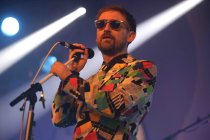 Britische Pop-Band The Divine Comedy mit Sänger Neil Hannon gastiert auf ihrer "Office Politics"-Tour in der Live Music Hall Köln (© Thomas Brill)