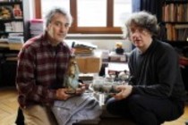 Schweizer Regisseure Fosco und Donatello Dubini im Interview über ihren neuen Film "Die Grosse Erbschaft" in Köln (© Thomas Brill)