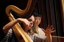 Mirjam Schröder und Rie Watanabe gastieren als Duo MiRi mit ihrem Programm "Like a Water-Buffalo" bei der 9 Kölner Musik Nacht im Japanischen Kulturinstitut Köln (© Thomas Brill)