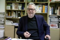 Geschäftsführer des Theater am Dom Köln Oliver Durek im Interview bezüglich Planung, Inszenierung und Wirtschaften eines Theaterensembles ohne öffentliche Förderung im Theater am Dom Köln (© Thomas Brill)