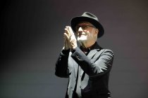 Italienische Pianist Ludovico Einaudi gastiert mit seinem Ensemble auf seiner "Germany"-Tour in der Lanxess-Arena Köln (© Thomas Brill)