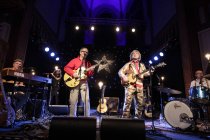 Deutsche Indie-Pop-Band Erdmöbel gaben ein "Weihnachtskonzert" in der Kulturkirche Köln (&copy; Thomas Brill)