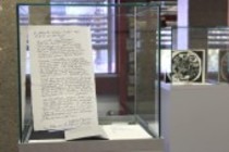 Deutscher Schriftsteller Albrecht Fabri wird zu seinem 100. Geburtstag mit der Ausstellung "Das Komma als Hebel der Welt"  vom 04. Mai bis 02. Juli 2011 in der Zentralbibliothek der Stadt Köln geehrt (&copy; Thomas Brill)