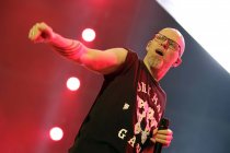 Deutsche Hip Hop-Band "Die Fantastischen Vier" mit den Sngern Thomas D., Michi Beck, Smudo und DJ And.Ypsilon gastieren auf ihrer "Rekord"-Tour in der Lanxess-Arena Kln (© Thomas Brill)