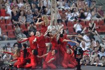 Deutsche Schlagersängerin Helene Fischer gastierte auf ihrer "360° Stadion"-Tour im RheinEnergie Stadion Köln (&copy; Thomas Brill)