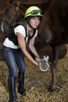 Jockey-Lehrgang des Förderverein zur Jockey Aus- und Weiterbildung e. V. auf der Rennbahn Köln-Weidenpesch (© Thomas Brill)