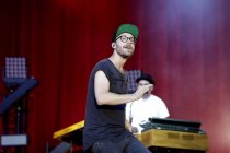 Deutsche Sänger Mark Forster gastiert auf seiner "Tape"-Tour auf dem Kunst!Rasen in Bonn-Gronau (© Thomas Brill)