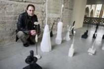 Spanische Künstler Rafa Forteza gastiert mit seiner Ausstellung "Ritus" vom 12. Januar bis 16. Februar 2008 in der Kunst-Station Sankt Peter Köln (&copy; Thomas Brill)