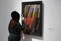 Die Ausstellung "Kosmischer Kommunismus" des deutschen Malers und Bildhauers Otto Freundlich gastiert vom 18. Februar – 14. Mai 2017 im Museum Ludwig Köln (&copy; Thomas Brill)