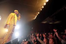 Deutsche Hip-Hop-Gruppe Fünf Sterne deluxe gastiert auf ihrer "Flash"-Tour in der Live Music Hall Köln (© Thomas Brill)