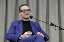 Deutsche Philosoph Markus Gabriel und der deutsche Journalist Gert Scobel reden über das Thema „Moralische Tatsachen“ in der Zentralbibliothek Köln (&copy; Thomas Brill)