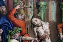Die Sonderschau „Ganz • Schön • Heftig“ zeigt vom 08. April 2022 bis 16. April 2023 sieben Tafelbilder der legendären „Karlsruher Passion“ im Wallraf-Richartz-Museum Köln (© Thomas Brill)
