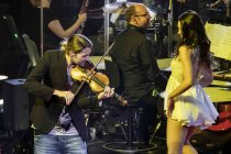 Deutsch/amerikanische Violinist David Garrett gastiert auf seiner "Explosive-Live"-Tour in der Lanxess-Arena Köln (© Thomas Brill)