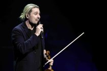 Deutsch/amerikanische Violinist David Garrett gastiert mit Orchester und seiner Band auf seiner "Millennium Symphony"-Tour in der Lanxess-Arena Köln (© Thomas Brill)