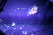 Musikprojekt des deutschen Sängers Konstantin Gropper "Get Well Soon" gastierte auf seiner "The Scarlet Beast O' Seven Heads"-Tour im Rahmen des c/o pop Festivals 2014 im Wartesaal am Dom Köln (&copy; Thomas Brill)