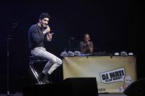 Gründer der Show RebellComedy Babak Ghassim gastiert bei der RebellComedy Show - Die üblichen Verdächtigen des 25. Köln Comedy Festival im E-Werk Köln (© Thomas Brill)