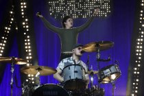 Dänische Ghetto-Popband Lukas Graham gastiert auf ihrer "Lukas Graham"-Tour in der Mitsubishi Electric Halle Düsseldorf (© Thomas Brill)