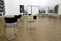 Amerikanischer Konzeptkünstler Wade Guyton gastiert mit der Ausstellung: "ZWEI DEKADEN MCMXCIX–MMXIX" vom 16. November 2019 bis 1. März 2020 im Museum Ludwig Köln (© Thomas Brill)