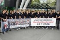 Pressekonferenz "Länderspiele der deutschen Handball-Nationalmannschaften" bezüglich der Olympiavorbereitungsspiele am 26.07.2008 in der Kölnarena Köln (© Thomas Brill)