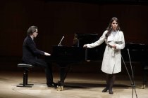 Ägyptische Sopranistin Fatma Said gastiert in Begleitung des deutschen Pianisten Daniel Heide in der Philharmonie Köln (© Thomas Brill)