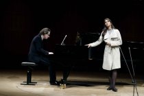 Ägyptische Sopranistin Fatma Said gastiert in Begleitung des deutschen Pianisten Daniel Heide in der Philharmonie Köln (© Thomas Brill)