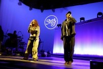 Deutsches Hip-Hop-Ehepaar Max Herre und Joy Denalane gastieren auf ihrer "Alles Liebe"-Tour im Palladium Köln (&copy; Thomas Brill)