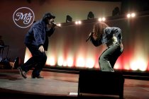 Deutsches Hip-Hop-Ehepaar Max Herre und Joy Denalane gastieren auf ihrer "Alles Liebe"-Tour im Palladium Köln (&copy; Thomas Brill)