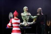 Kölner Mundartgruppe De Höhner präsentiert die Inszenierung "Salto Globale" 2009 auf dem Festplatz in Köln-Deutz (© Thomas Brill)
