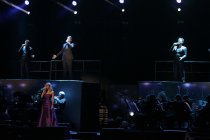 Multinationale Gesangsgruppe Il Divo gastiert in Begleitung der walisischen Mezzo-Sopranistin Katherine Jenkins auf ihrer "The Greatest Hits"-Tour in der Lanxess-Arena Köln (© Thomas Brill)