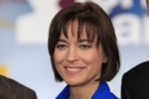 Jörg Pilawa, Maybrit Illner, Oliver Welke und Michael Spreng bei der Politische Talentshow des ZDF "Ich kann Kanzler!" in den Nobeo-Studios, Hürth (&copy; Thomas Brill)