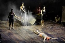 Südafrikanisches Gesangsensemble Isango Ensemble eröffnet mit Die Zauberflöte von Wolfgang Amadeus Mozart am 10. bis 14. Juli 2024 das 35. Kölner Sommerfestival in der Kölner Philharmonie (© Thomas Brill)