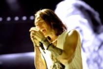 Amerikanische Crossover-Band Incubus gastiert mit Sänger Brandon Boyd auf ihrer "If Not Now, When?"-Tour in der Lanxess-Arena Köln (© Thomas Brill)