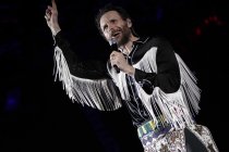 Italienische Liedermacher Lorenzo Cherubini alias Jovanotti gastiert auf seiner "Lorenzo 2015 "-Tour in der Mitsubishi Electric Halle Dsseldorf (&copy; Thomas Brill)