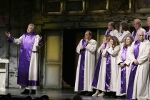 Stück "K.I. Gospel" bei der Stunksitzung 2026 im E-Werk Köln (&copy; Thomas Brill)