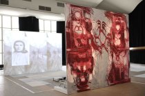 Die deutsche Malerin Melike Kara gastieren mit ihrer Ausstellungen "Nothing Is Yours, Everything Is You" vom 13. November 2021 bis 05. Dezember 2021 im Kölnischen Kunstverein - Die Brücke Köln (© Thomas Brill)