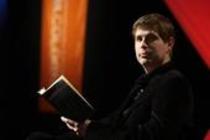 Deutscher Schriftsteller Daniel Kehlmann bei der lit.COLOGNE 2009 im Theater am Tanzbrunnen Köln (&copy; Thomas Brill)