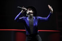 Amerikanische Pop-, Soul- und R&B-Sängerin Alicia Keys gastiert auf ihrer "Girl on Fire"-Tour in der Lanxess-Arena Köln (© Thomas Brill)