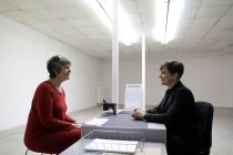 Deutsche Künstlerin Stefanie Klingemann gastiert mit ihrer Ausstellung „Sparen“ vom 10. Januar bis 23. Februar 2019 in der artothek Köln (© Thomas Brill)