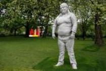 Ausstellung KölnSkulptur 5 - Reality Check gastiert vom 19. April 2009 bis April 2011 im Skulpturenpark Köln, Riehler Straße, 50668 Köln  (© Thomas Brill)