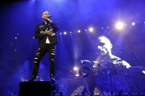 Deutsche Rapper Maximilian Tibor Albert Diehn alias Kontra K gastiert auf seiner „Der Sonne entgegen"-Tour in der LANXESS-Arena Köln (© Thomas Brill)