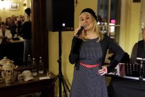Kölner Mundart-Sängerin Gaby Koof präsentiert ihr neues Album "An ming Fründe" im Em Golde Kappes Köln (&copy; Thomas Brill)